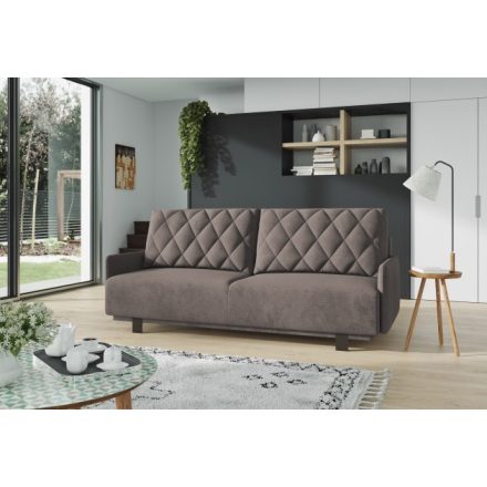 Balaton kanapé 3 személyes - barna színű vízlepergető szövet
