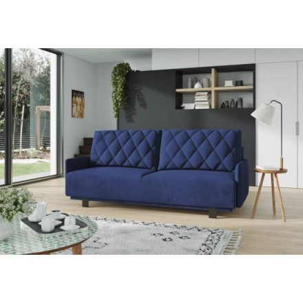 Balaton kanapé 3 személyes - kék színű vízlepergető szövet