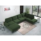 Budapest háttámlás sarokelem modul (terminál) - jobbos