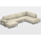 Flavio U-alakú sarokkanapé 156 cm X 359 cm X 219 cm - jobbos