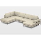 Flavio U-alakú sarokkanapé 219 cm X 359 X 156 cm - balos