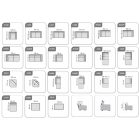 Mauri 3 személyes kanapé 