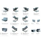 Nagykanizsa sarok ülőgarnitúra puffal - balos 274 cm X 231 cm