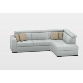   Nápoly ágyazható sarokkanapé 296 cm X 211 cm - nyitható tárolóval -jobbos