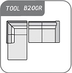 B200R + T00L / sarok 227 x 259 bal